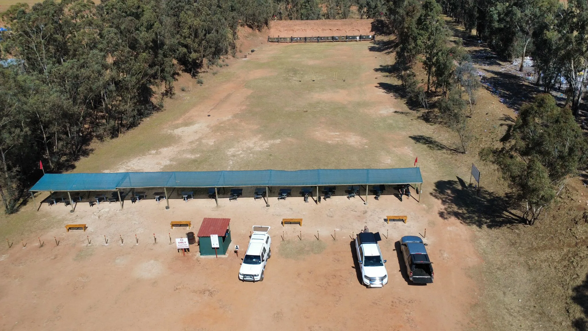 100 metre rifle range at Rooikraal Shooting Range